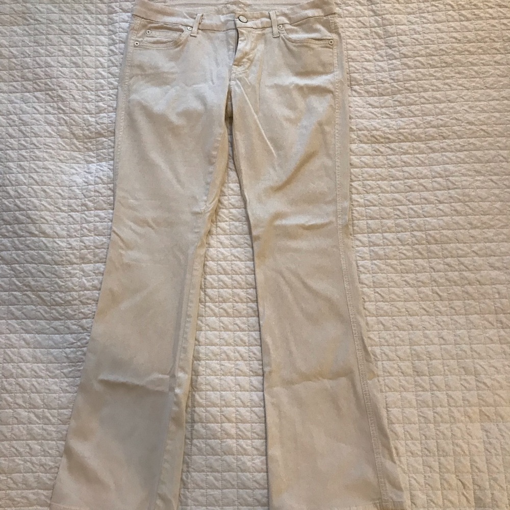 Seven Jeans Size 28 Cream